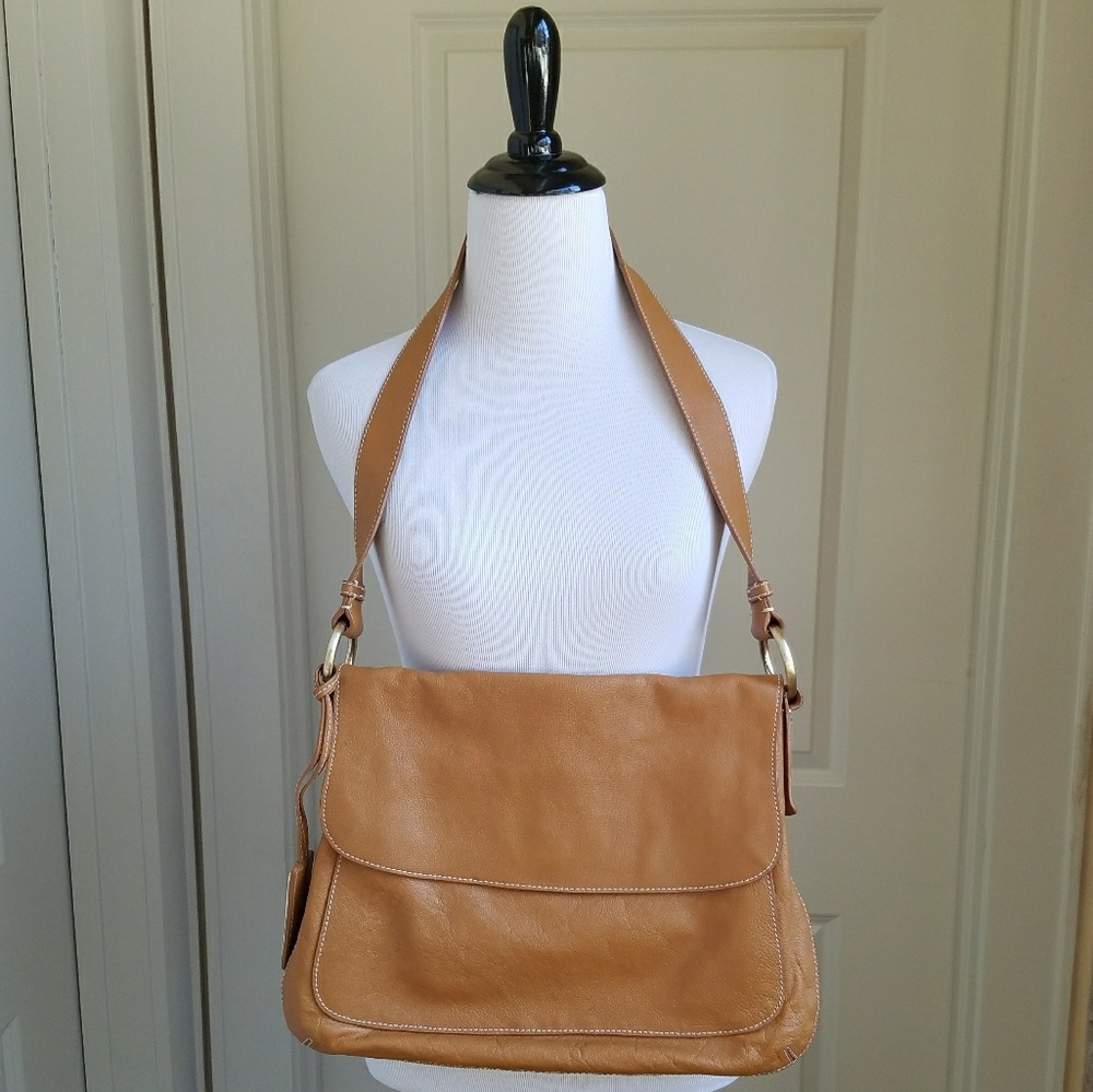 Talbots Leather Camel Color Purse